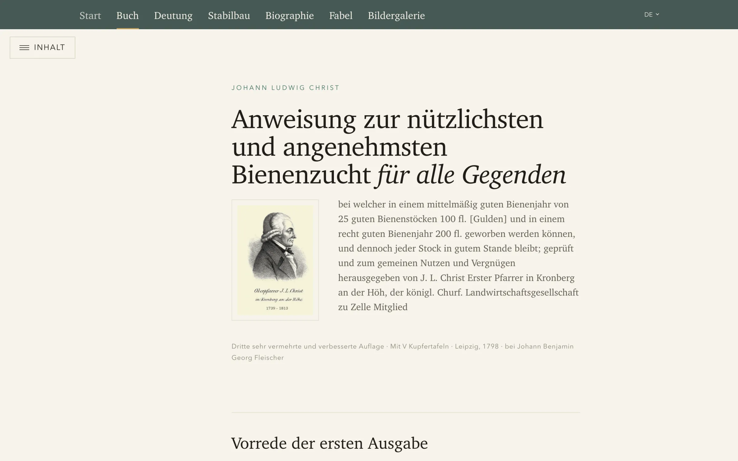 Die Lesefassung mit Kupfertafeln