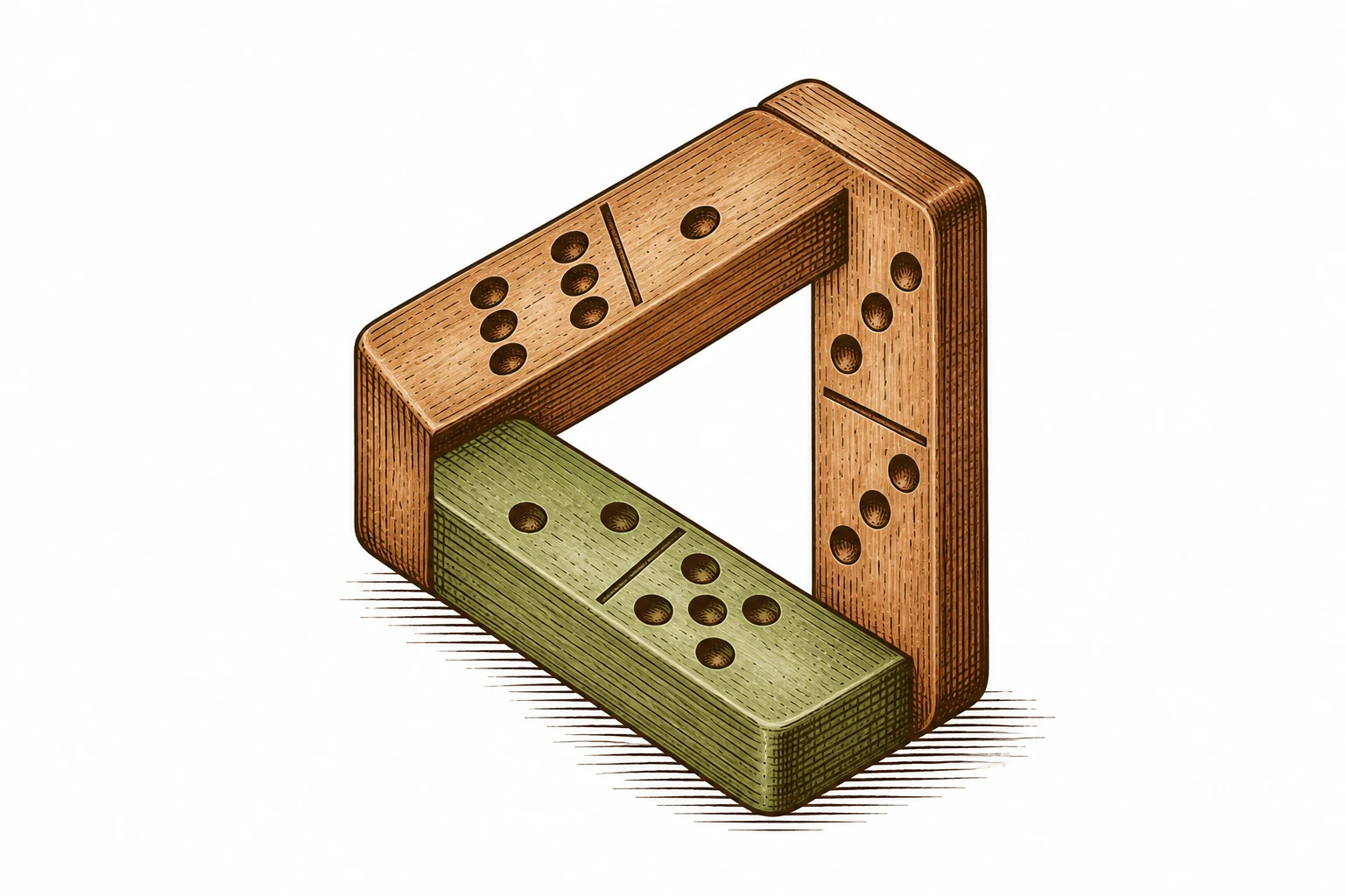 The impossible connection — Domino